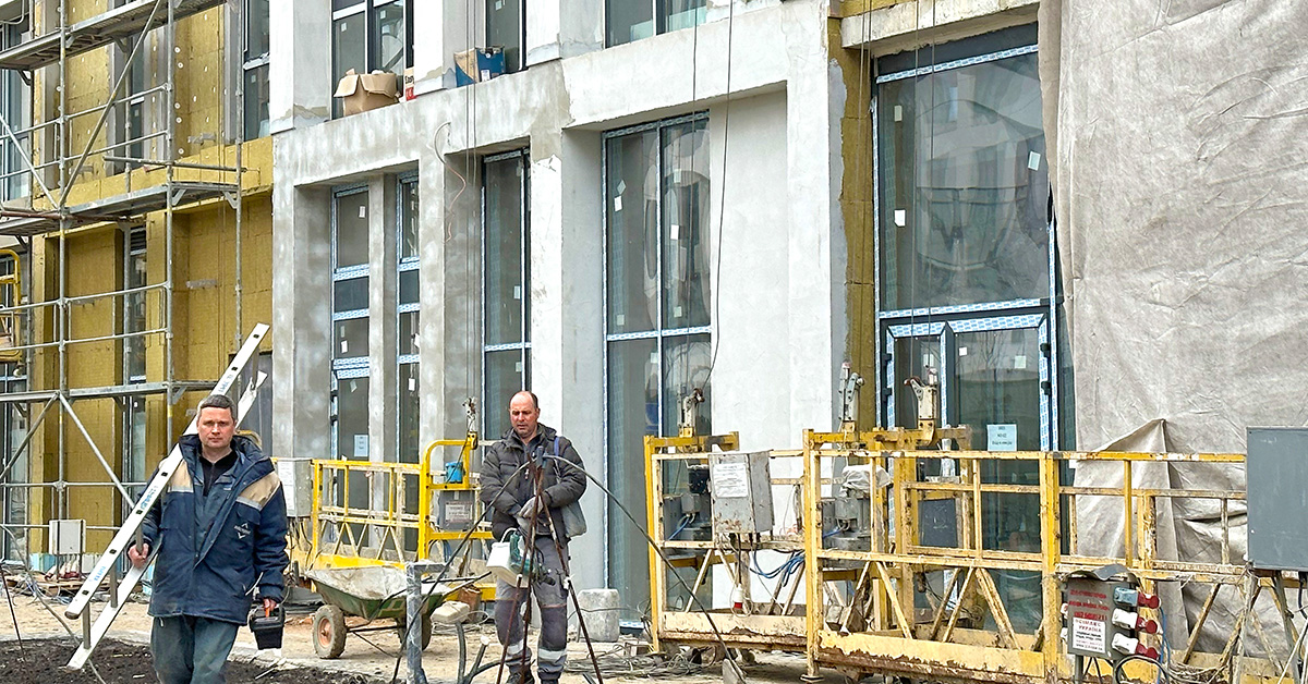 Хід будівництва «Файна Таун» ─ квітень 2025 року (10 черга)