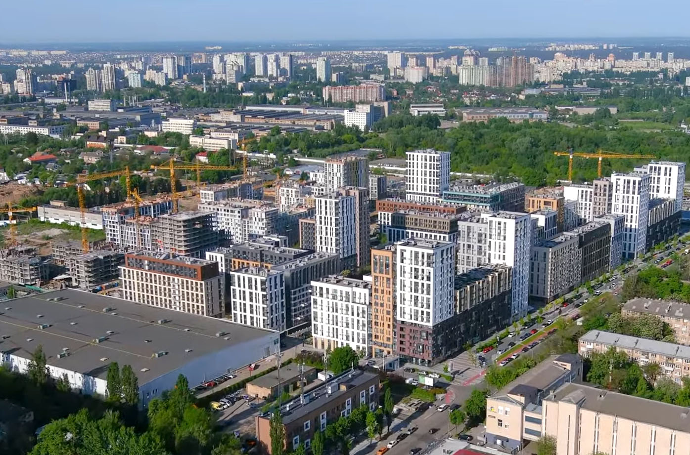 Ход строительства «Файна Таун»: май 2021 года