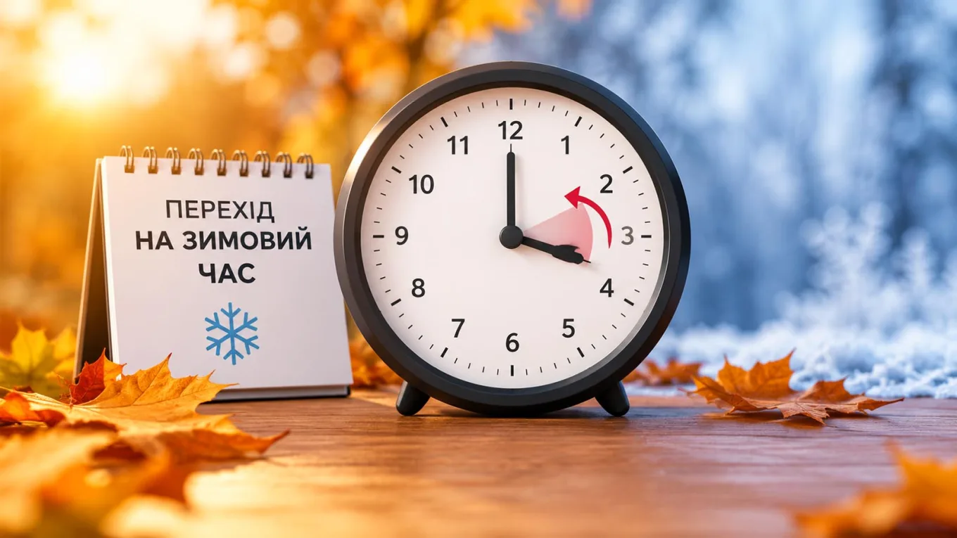 Перехід на зимовий час 2026: коли переводити годинники та чому Україна досі це робить